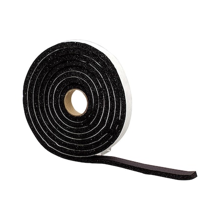 M-D Building Products M-D Building Products Black Sponge Rubber Weather Stripping Tape For Windows 120 in. L X 0.38 in. 43154